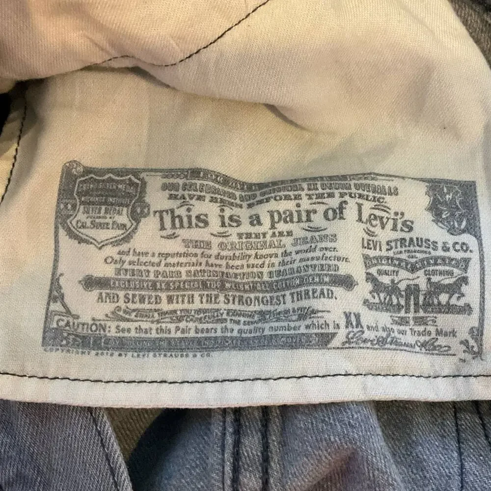 Levi’s‎ 501's Jeans Gray Men’s Size 40x32 Button Fly